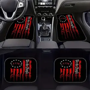 4-Piece & Car Mat Set, Non-Slip Front & Rear Mats, Fashionable Interior Decor, Easy Clean, Perfect Protection for All Vehicles, Floor Mats for Car, Car Accessory