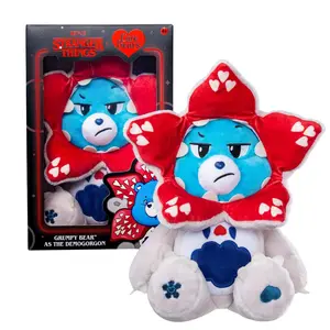 care bears x stranger things grumpy bear as the Demogorgon 12'' plush