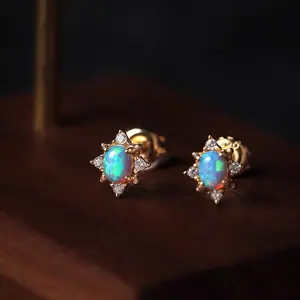 s925 sterling silver lace Flower Stud Earrings，1 Pair zircon Stud Earrings, Cute simple earrings，Flower Shaped Stud Earrings, Fashion Accessories For Women & Girls，
