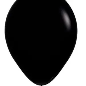 11" Fashion Black Sempertex Balloons (50 Count) (Fashion Black)