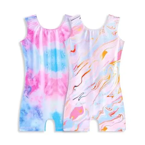 2pcs Purple Tie Dye ＆ Pink Marble