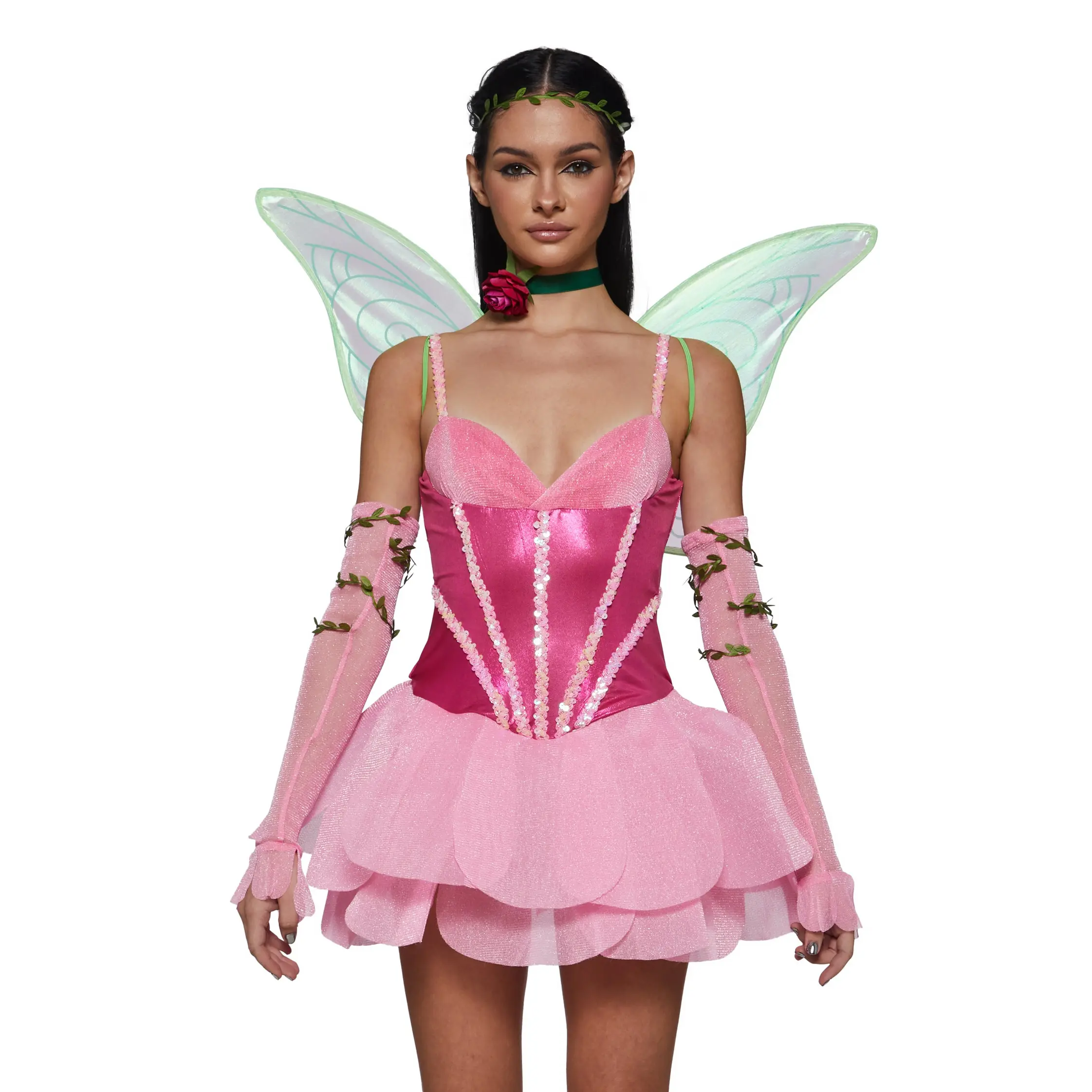 Y2K Cartoon Fairy Costume - Pink