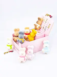 MHM Squishy Series scarf rabbit stress-relief toy, made from viscous, moist, soft, and slow materials.