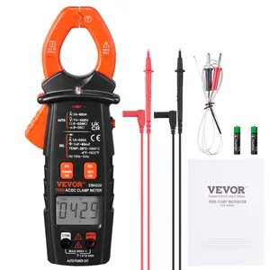 Spring new arrivals Digital Clamp Multimeter, T-RMS 6000 Count, 600A, for Current, Voltage, Resistance, Diodes & Continuity Testing, Data Hold, NCV, Ideal for Domestic Appliances & Railway Maintenance