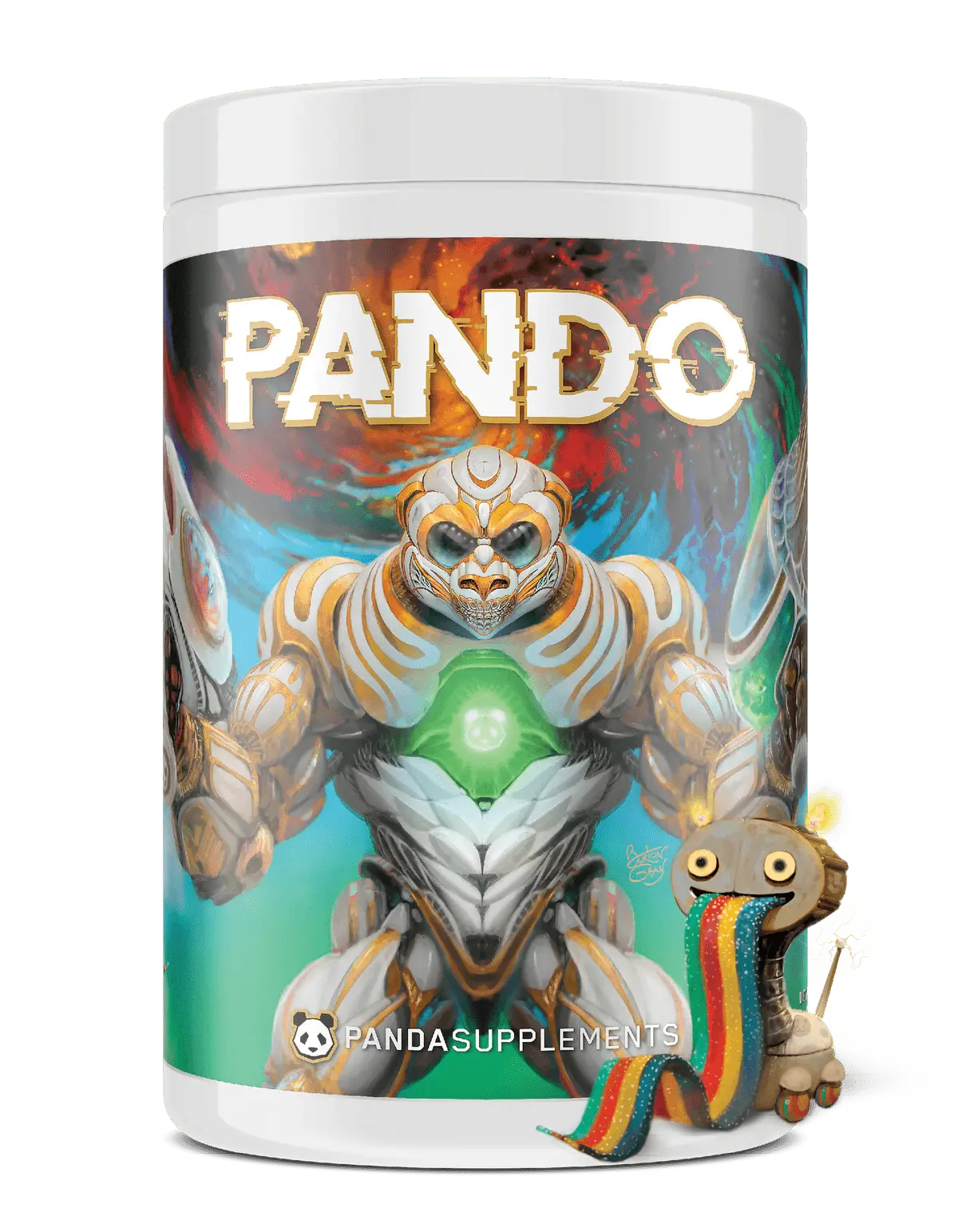 Panda All New PANDO Pre Workout with 6000 mg L-Citrulline for Pump 3200 mg Beta-Alanine for Endurance and 2500 mg Betaine Anhydrous for Power Muscle Supplement Protein Supplement Edible Fitness