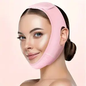 Reusable V-line Mask, Facial Firming Strap, Double Chin Reducer, Face Jawline Shaper, Chin Up Mask, Face Lifting Belt, V Shaped Lifting Face Mask