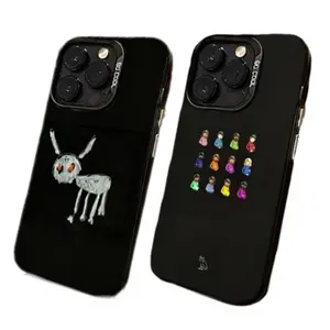 Drake O-OvO OWL Phone Cases For iPhone 17 Promax Pro Air 16 Plus 15 14 13 12 Black Shockproof Protective Cover
