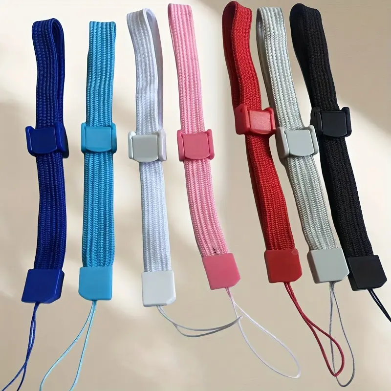 7pcs Multi Functional Adjustable Wrist Strap, Suitable for Cameras, Game Consoles, Mobile Phones, Psp, Remote Control, MP3 Music Player, Etc., Wrist Strap with Adjustable Slider Lock for Hanging Rope