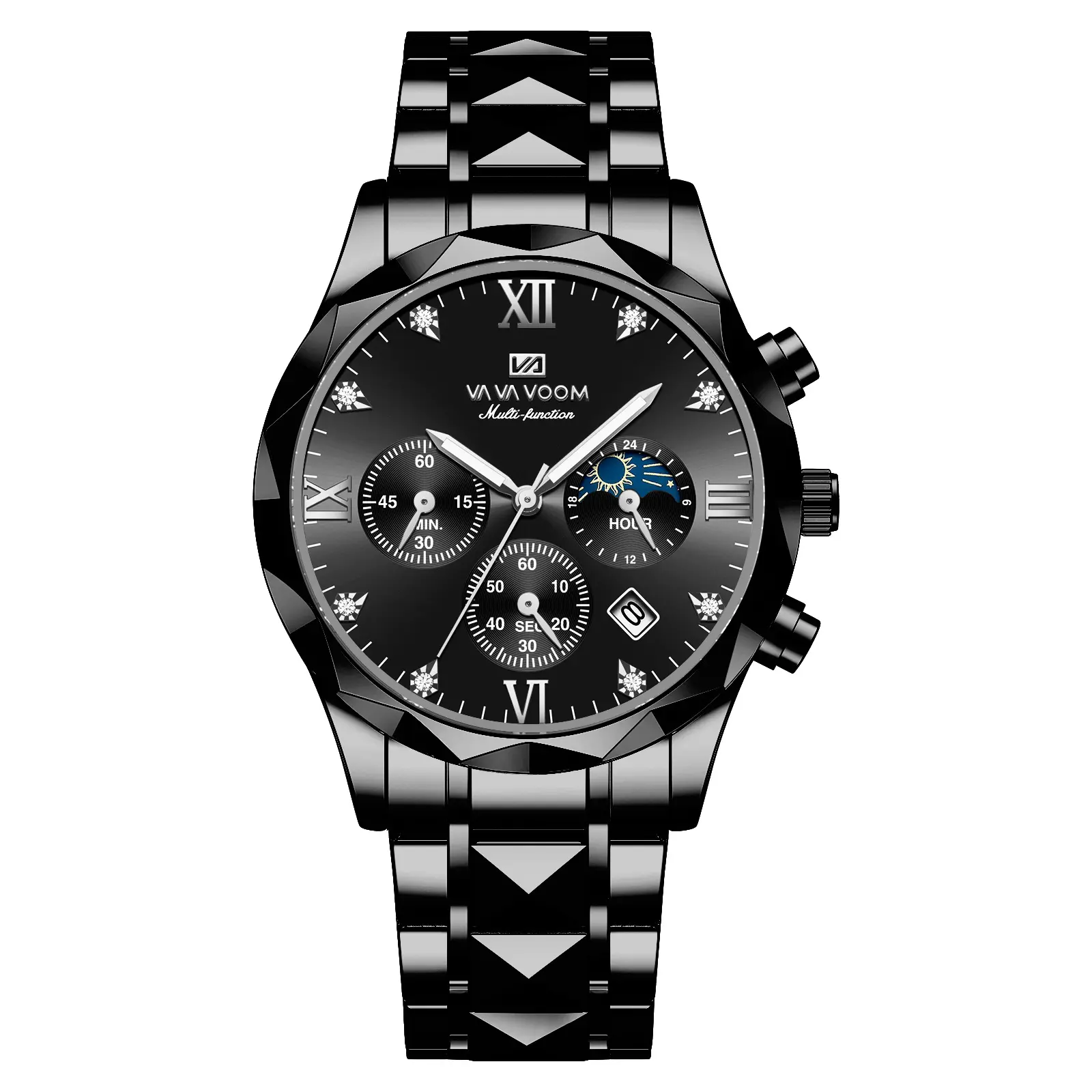 multi-functional2741-YH Silver nail black chain