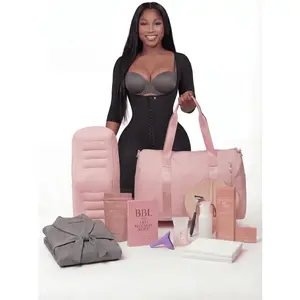 Snatched Body Stage 1 Full Body Shapewear Kit, High Compression Faja with Built-in Bra, Comfort Essentials Bundle