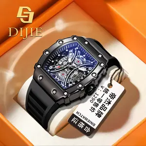 Korean-style simple student exam watch for men and women, college-style retro artistic couple's quartz watch