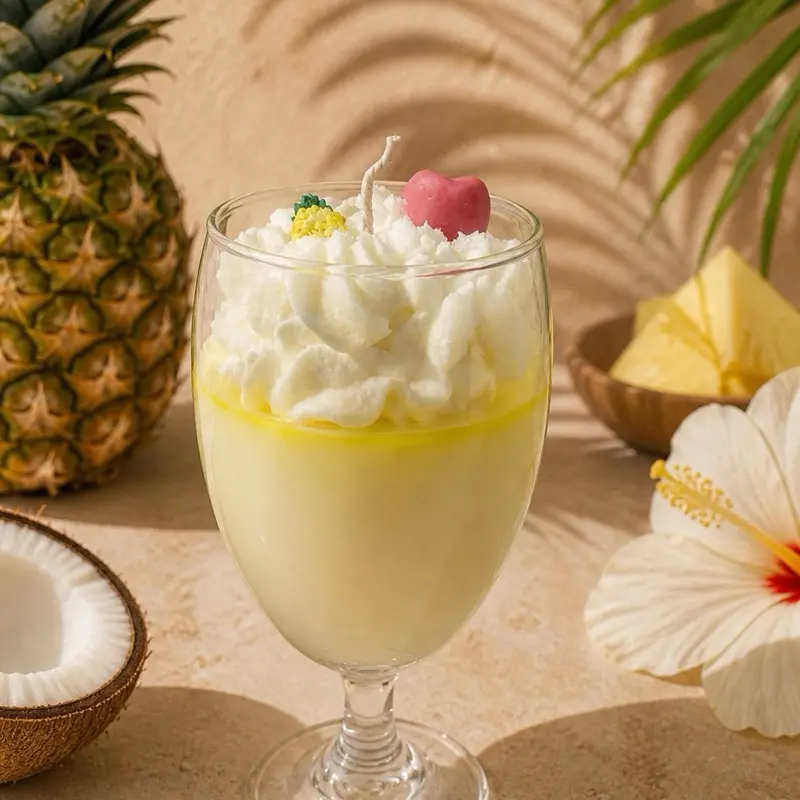 Pina Colada Whipped Candle
