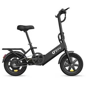 DYU 14" Folding Electric Bike for Adults Teens, 350W 36V/7.8AH