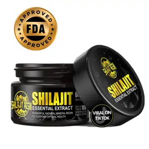 Shilajit Pure Himalayan Organic Resin - Natural Authentic Lab Tested Formula for Men, Women - No Heavy Metals - 600mg Max Strength with 85+ Trace Minerals Golden Grade Shilajit Supplement (1 Pack) Healthcare Edible
