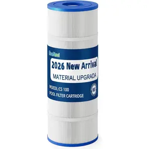 CS100 Pool Filter Cartridge, 5 oz+ Trilobal Fabric, Replacement for Jandy R0462200, Waterway 817-0125N, PJANCS100, PWWCT125, 100 Sq. Ft.