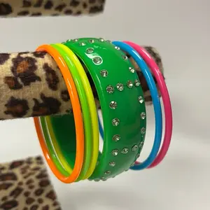Early 2000s Bangle Bracelet Set | Emo Scene Mcbling Gyaru Tropical Coconut Girl Trashyy2k Aesthetic
