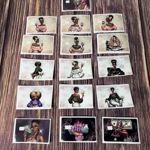 Black girl magic 2 credit card skin sticker decal