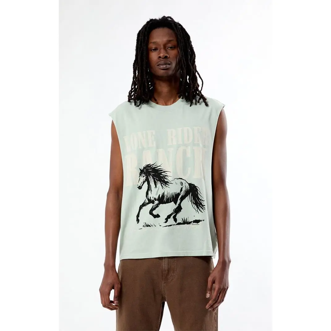 Pacsun Men's Lone Rider Muscle Tank Top