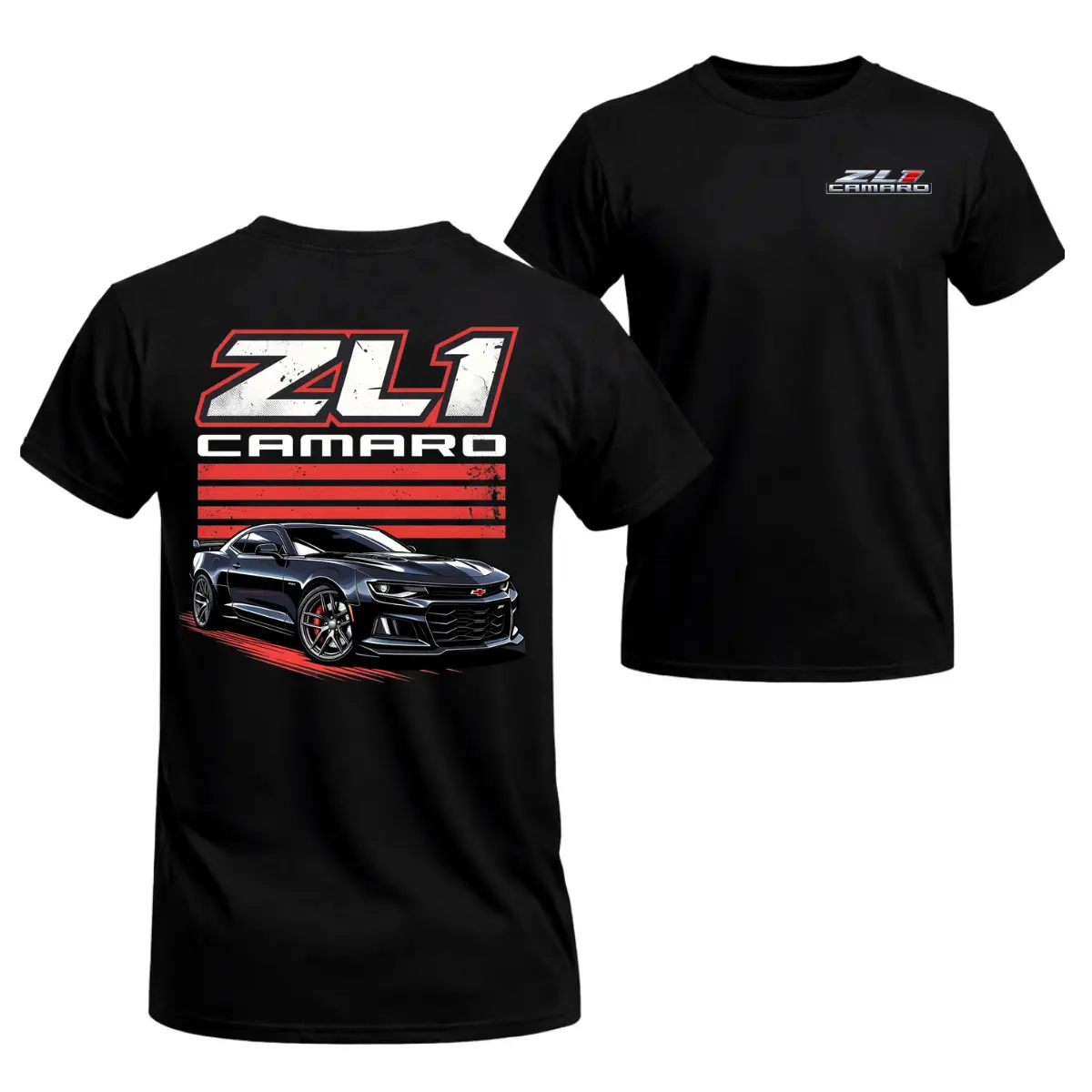 ZL1 Sport T-Shirt, Racing Sport T-Shirt, Black Sports Car Graphic Tee, Black Supercar Racing Shirt, Muscle Car Streetwear, High Performance Car Enthusiast Tee, Track Racing Apparel, Viral Street Racing Graphic TShirt, Car Guy Must Have,