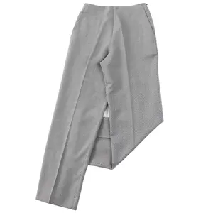 Pre-owned HERMÈS Wool Small Leather Goods HERMES Vintage Silk H Pattern Pants