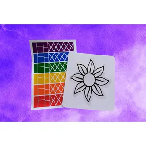 Flower Suncatcher Kit - Summer Flowers - Crafts for Adults - Crafts for Kids - DIY Art Kit - Unique Party Favors - Classroom Activity