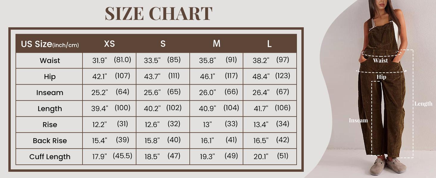 UANEO Corduroy Overalls for Women Barrel Wide Leg Bib Corduroy Pants Women Adjustable Romper Jumpsuit with Pockets
