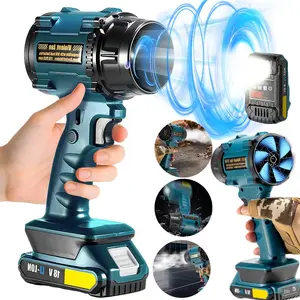 Cordless Handheld Leaf Blower Compatible with Milwaukee 18V Batteries, Variable Speed Electric Turbo Motor, Portable Cleaner for Dust, Snow & Lawn