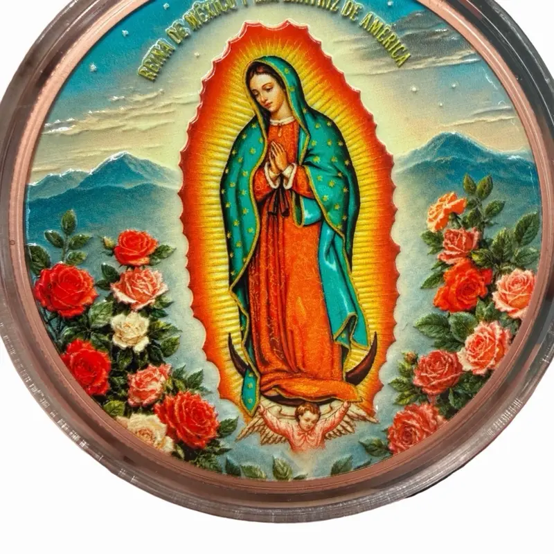 LIMITED EDITION  5 oz copper Our Lady of Guadalupe (Virgen de Guadalupe)
