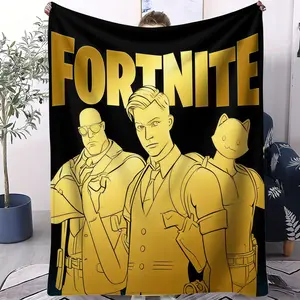 Fortnite Blanket,Soft and Comfortable Blanket,All-Season Throw,Lightweight Throw Blanket,Gift for Game Fans,Single-Sided Print, Perfect for Home Use