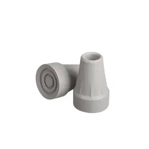 Crutch Tips (Super) Grey Pair (Mfgr #00842) Case/8 pr