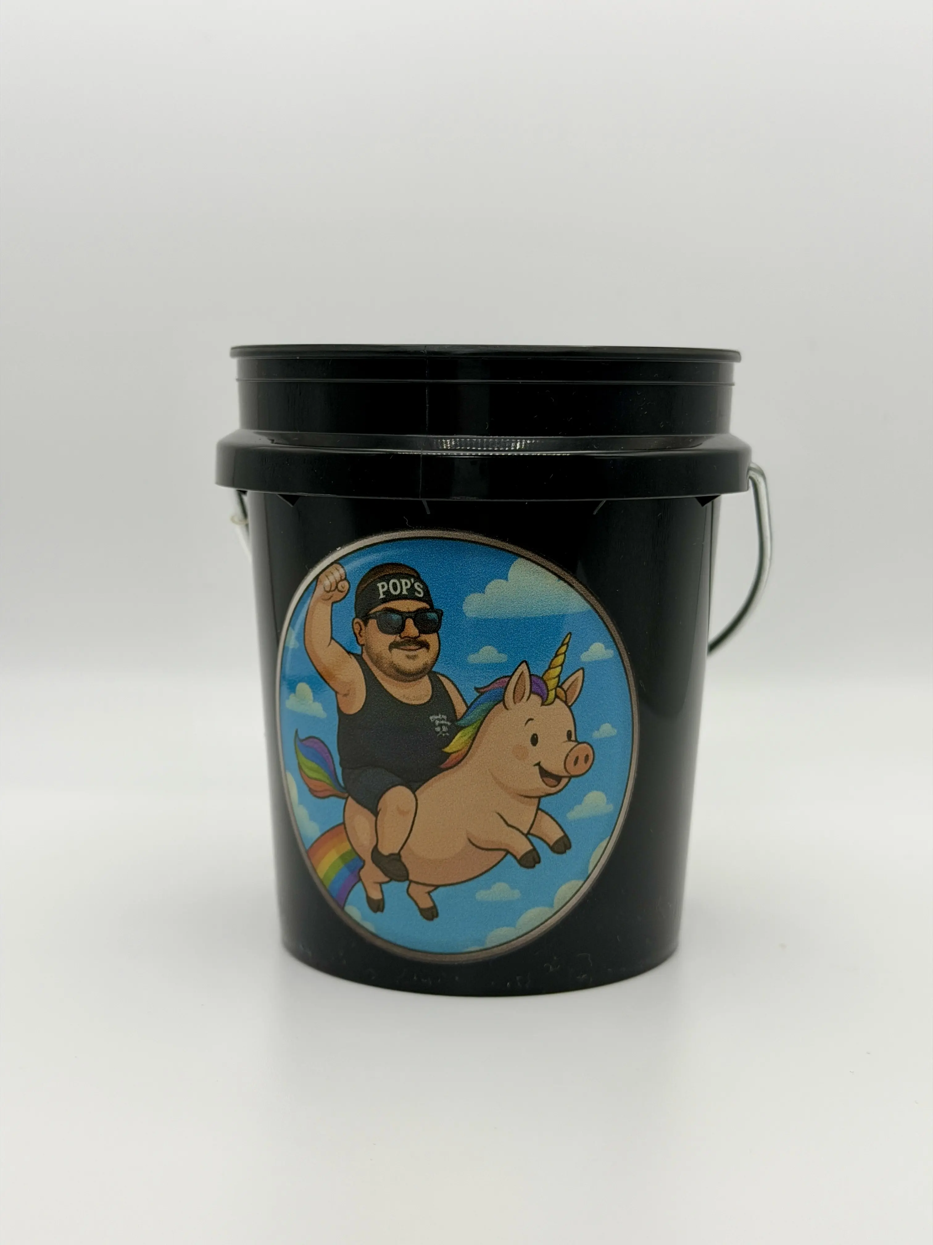Pop's Smoke on the Hill BBQ team Mini bucket