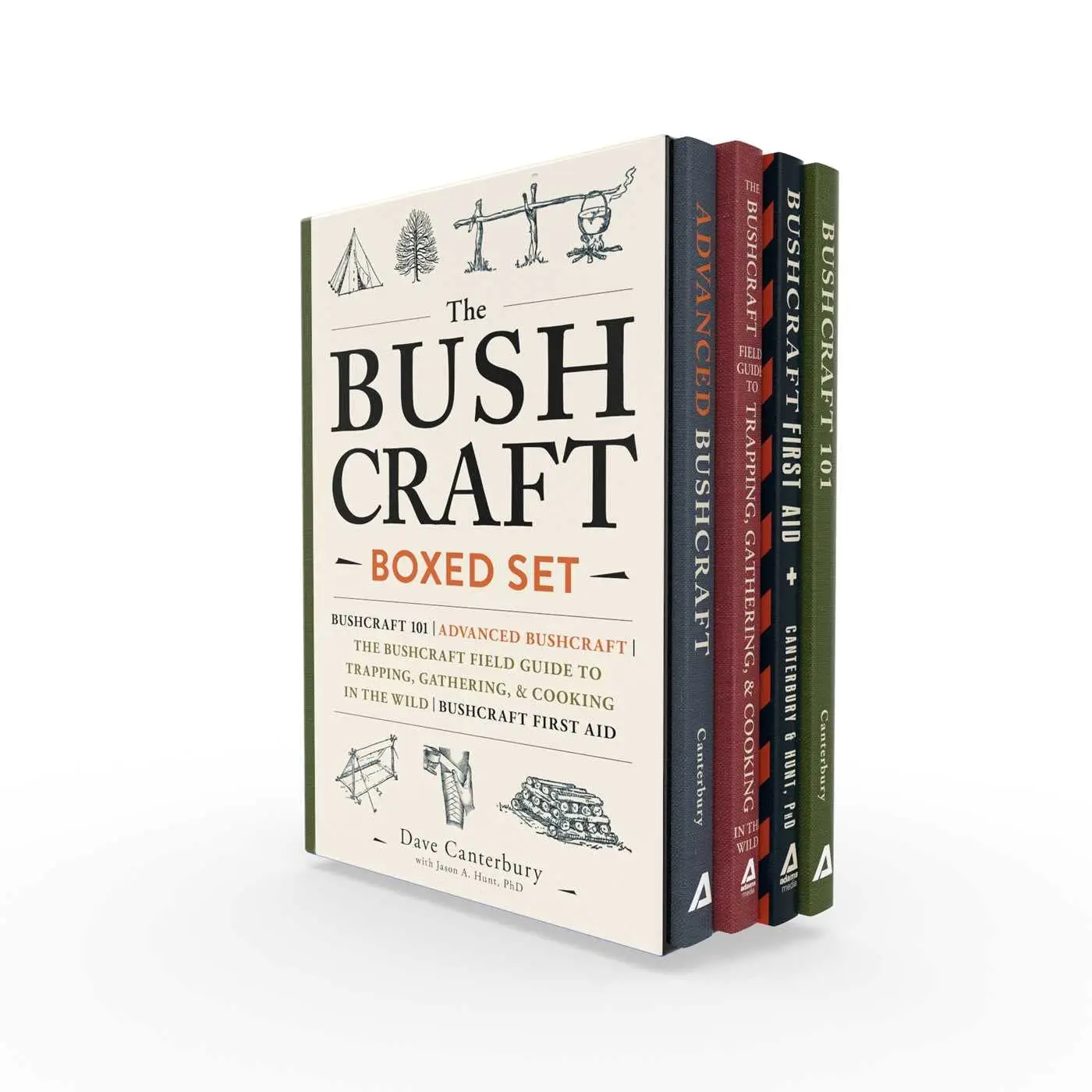 The Bushcraft Boxed Set: Bushcraft 101; Advanced Bushcraft; The Bushcraft Field Guide to Trapping, Gathering, & Cooking in the Wild; Bushcraft First A