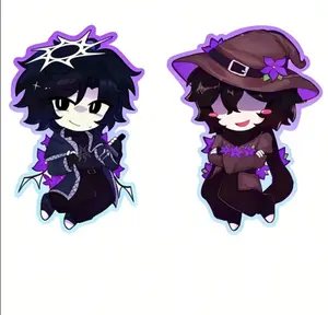 Roblox Forsaken Acrylic Keychains Two Time & Azure, Cute Keyring Accessory, Fun Charm For Backpack Or Purse | High Quality and Customer Favorite Items