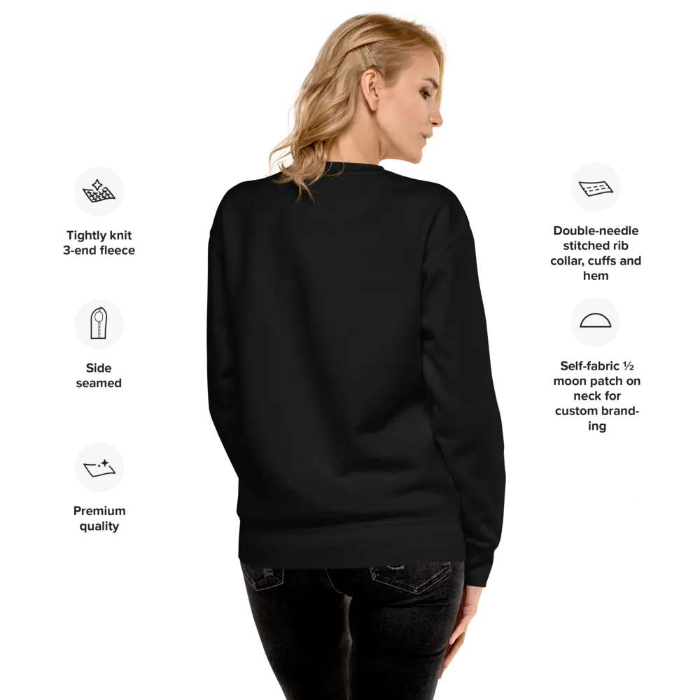 Ghost Fade Sweatshirt - Black, Plain Design, Simple Style, As Shown in Picture