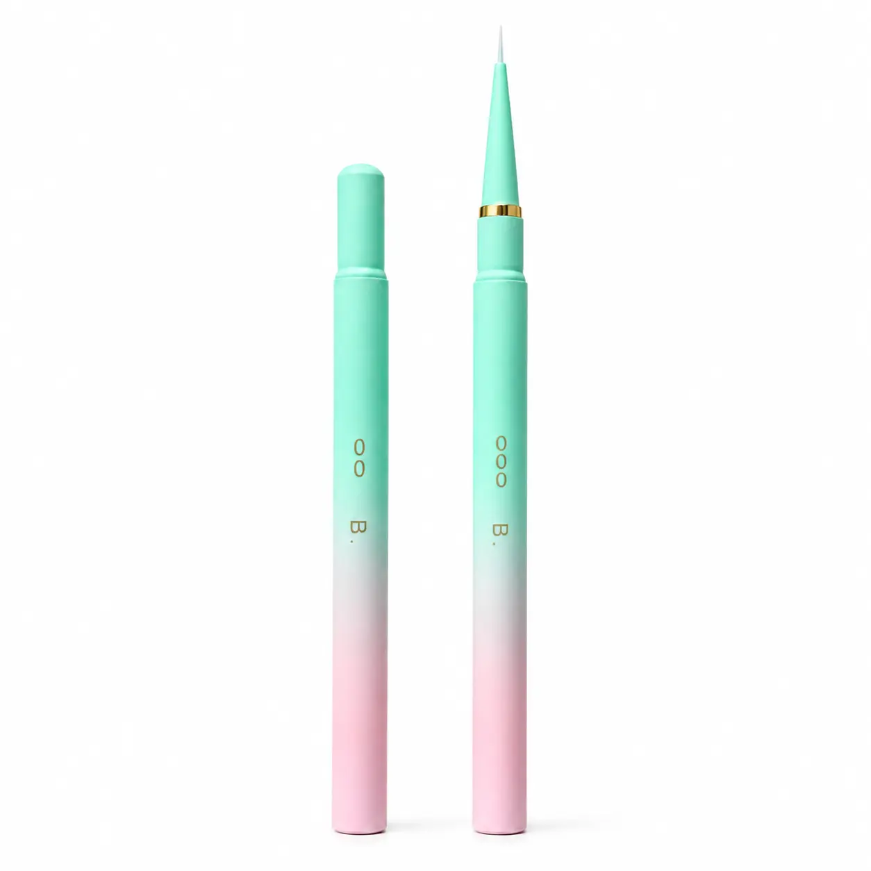 Frosted Stiff Detail Liner Brush, Detachable Fine Tip Nylon Painting Brush for Paint by Numbers, Nail Art, Miniatures & Artists
