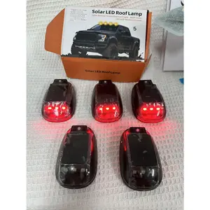 Solar LED Roof Accent Light – Remote Control Flashing Decorative Lamp for Cars Trucks ATV| Waterproof No-Wire Install| Night Display & Off-Road Style