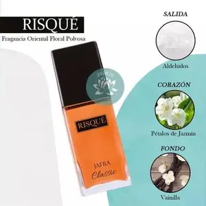 Jafra Risqué Classic Women Perfume 50ml Frutal Fragrance Spray in Glass Bottle for Increased Confidence & Attracting a Specific Type of Person