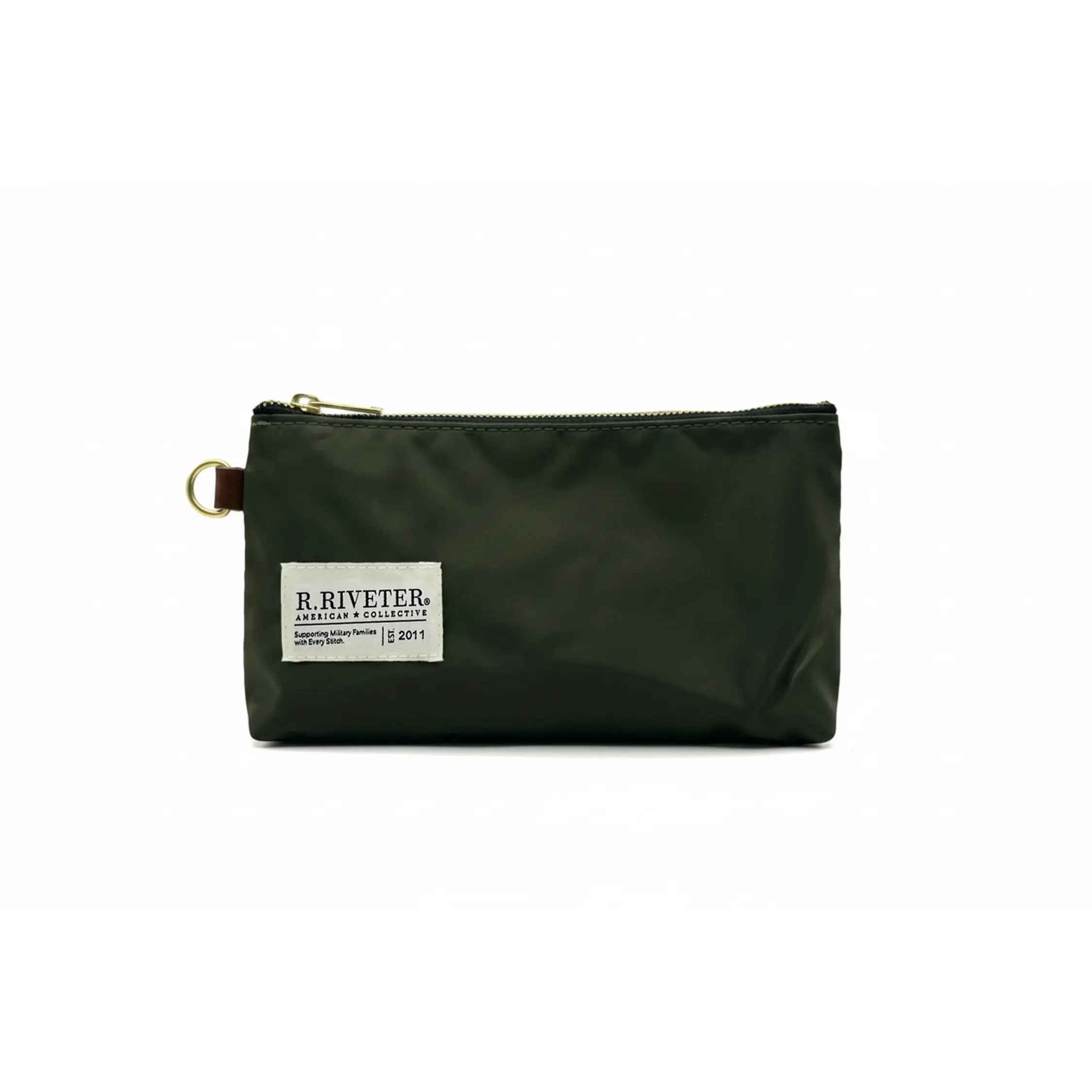 Lucy Zipper Pouch | Fatigue Nylon