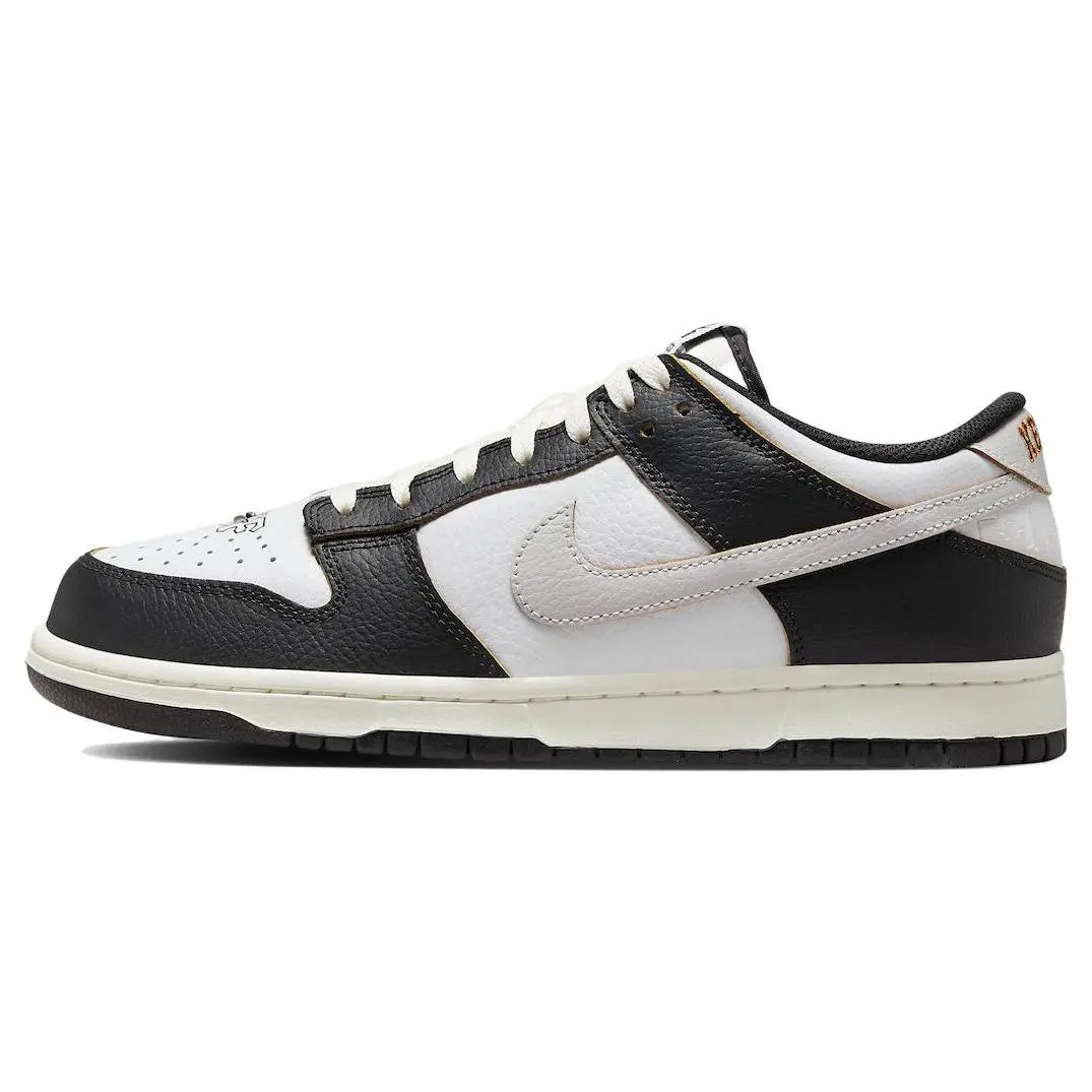 Nike X Huf SB Dunk Low San Francisco' Skate Shoes Unisex Black White FD8775-001