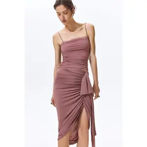 H&M Draped tie-detail skirt
