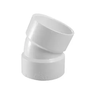 12" PVC DWV 1/16 Bend Elbows H x H (22.5°)