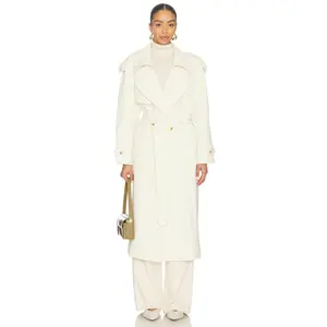 Bubish Dillon Trench Coat in Ivory