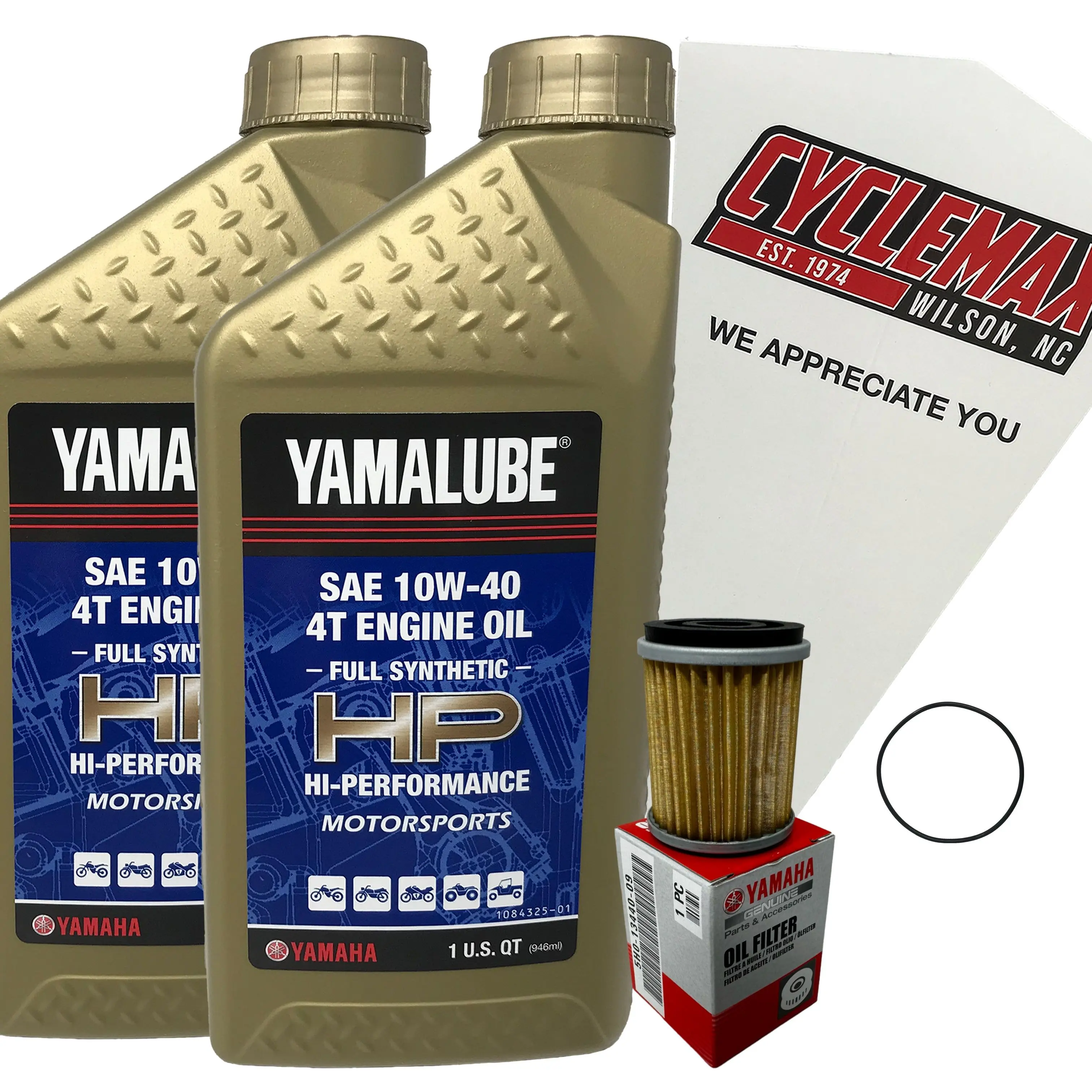 Cyclemax FS Yamalube Oil Change Kit fits 1999-2003 Yamaha BEAR TRACKER 250