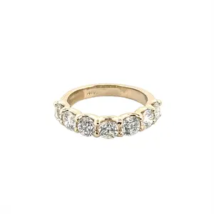 14K Gold 2.15 Carat Diamond Wedding Band