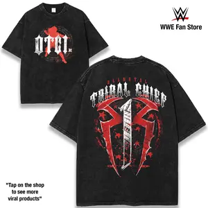 Roman Reigns Acknowledge The Tribal Chief ️ OTC Roman Reigns WWE Graphic T Shirt Bloodline Legacy Undisputed Champion Energy Wrestling Fan Tee Vintage Washed 230gsm Heavyweight Cotton Streetwear – Shop Now