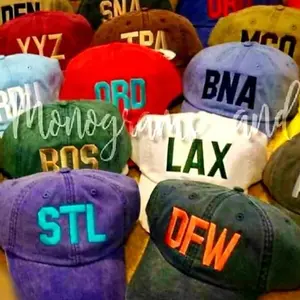 Custom Any City Airport Code Hat