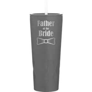 Father of the Bride 20.9 oz Tumbler | Slate