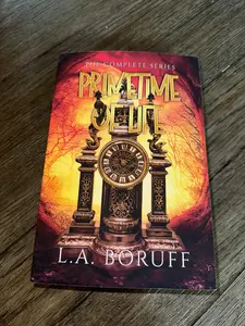 Primetime of Life The Complete Series SIGNED by L.A. Boruff Paperback with swag pack