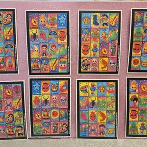 20 CARTOON STYLE LOTERIA CARDS