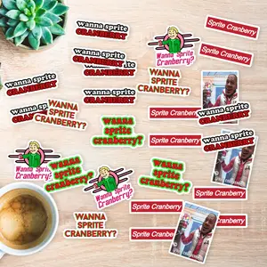 Stickers Pack 20 Pcs Wanna Bumper Colorful Bike Sprite Water Vinyl Cranberry Aesthetic Luggage Guitar Waterproof Car Laptop Skateboard Bottle